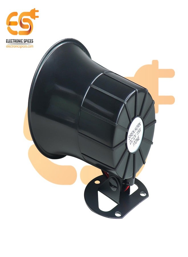 إلكترونيك سبايسس نظام إنذار ضد السرقة من Electronic Spices، يعمل بجهد 12 فولت وقوة صوت عالية 110 ديسيبل، مناسب للأمان الخارجي، بمدى صوت يصل إلى 200 متر (أسود). - Image 4